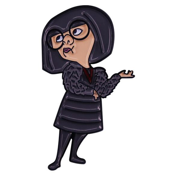 Edna Mode Incredibles Enamel Pins 10-2 - Picture 1 of 4